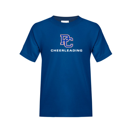  College Youth Royal T Shirt - Cheerleading