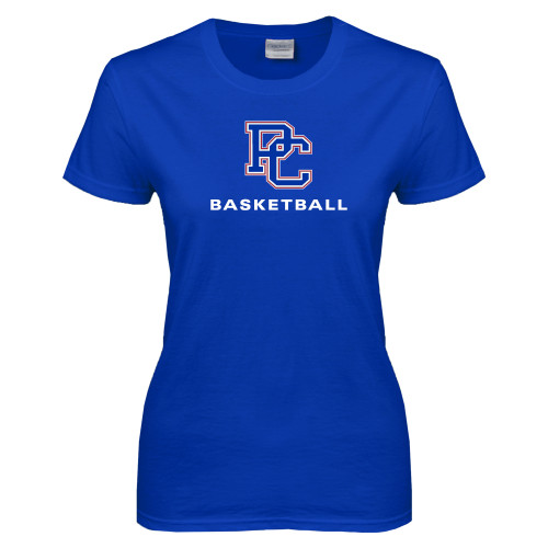  Womens Royal Short Sleeve Tee - Basketball