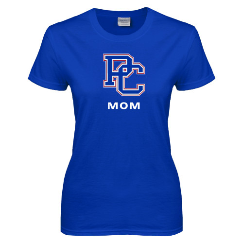  Womens Royal Short Sleeve Tee - Mom