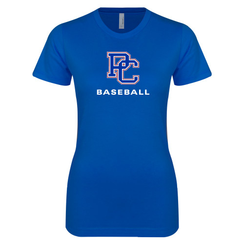  Next Level Womens Royal Boyfriend Tee - Baseball