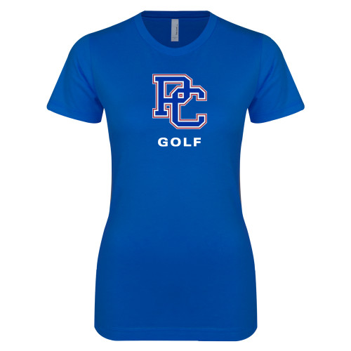  Next Level Womens Royal Boyfriend Tee - Golf