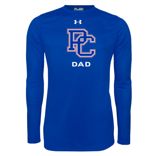  Under Armour Royal Long Sleeve Tech Tee - Dad