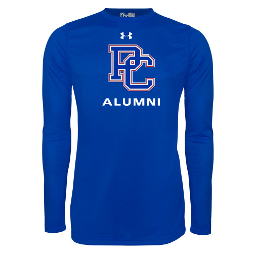  Under Armour Royal Long Sleeve Tech Tee - Alumni