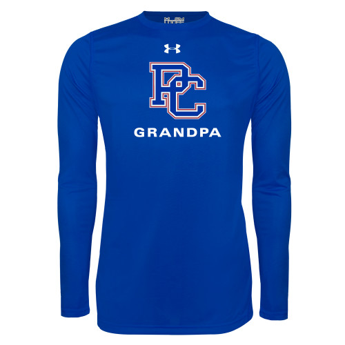  Under Armour Royal Long Sleeve Tech Tee - Grandpa