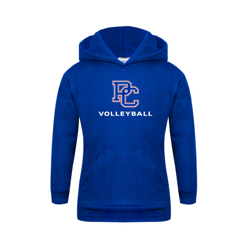  College Youth Royal Fleece Hoodie - Volleyball