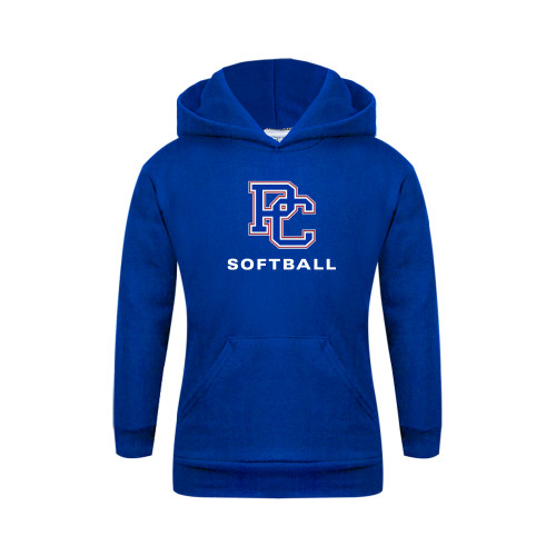  College Youth Royal Fleece Hoodie - Softball