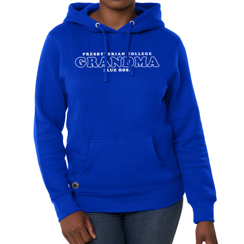  Fall Rush Ladies Royal Blue Sponge Fleece Hoodie - Blue Hose Grandma