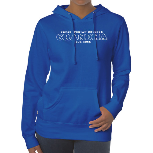  Fall Rush Ladies 60/40 Royal Blue Fleece Hoodie - Blue Hose Grandma
