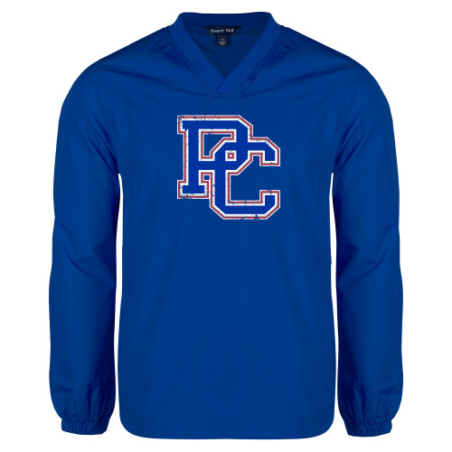  Royal V Neck Raglan Windshirt - PC Distressed