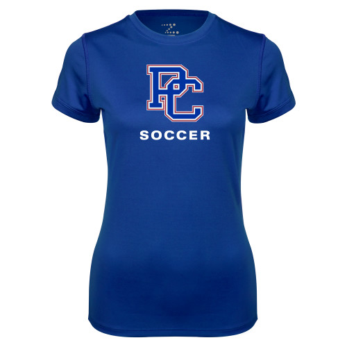  Womens Royal Performance Tee - Soccer