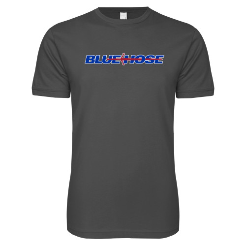  Next Level Charcoal SoftStyle T Shirt - Blue Hose