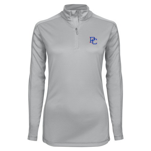  Syntrel Womens Platinum Interlock 1/4 Zip - PC