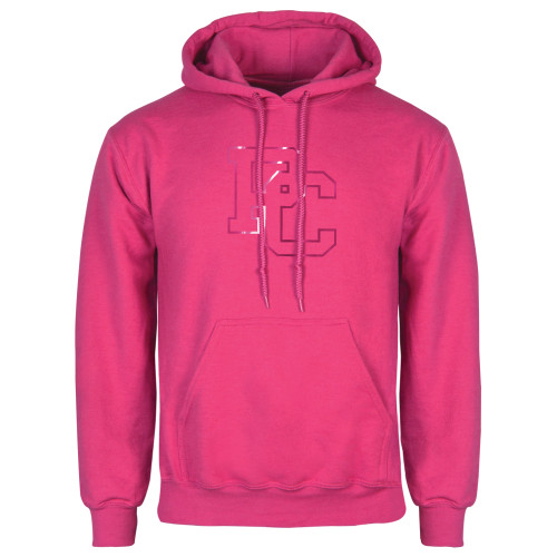  Womens Fuchsia Fleece Hoodie - PC Foil
