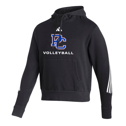  Adidas Black Pullover Hood - Presbyterian College Volleyball - Adidas