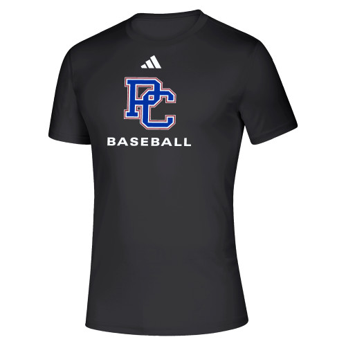  Adidas Black Pregame Performance Tee - Presbyterian College Baseball - Adidas