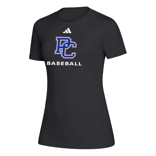  Adidas Womens Black Creator Performance Tee - Presbyterian College Baseball - Adidas