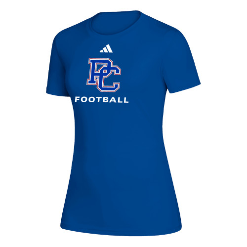  Adidas Womens Royal Creator Performance Tee - Presbyterian College Football - Adidas