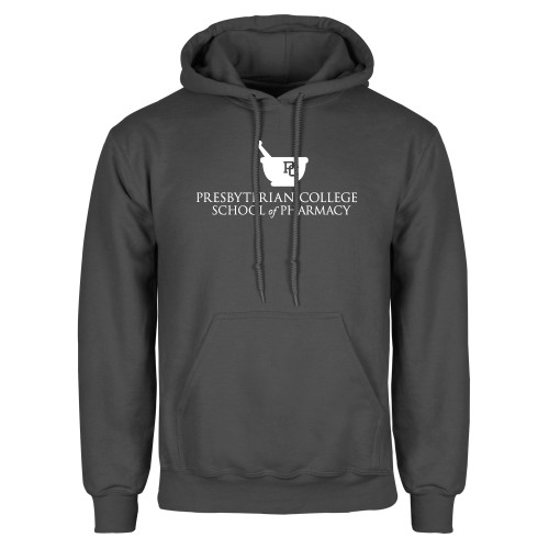  Charcoal Fleece Hoodie - Presbyterian College - School of Pharmacy Wordmark