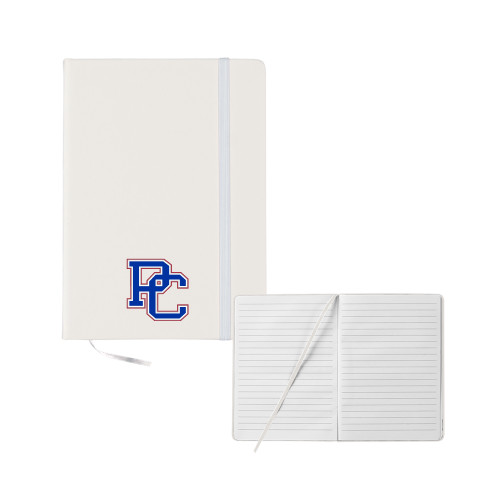  5x7 White Hard Cover Journal - PC