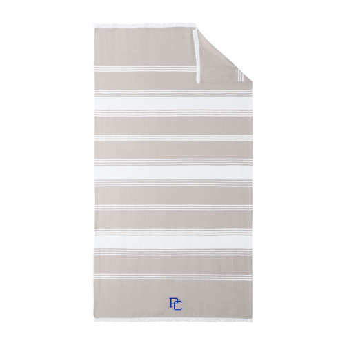  100% Cotton Sahara/White Beach Throw - PC