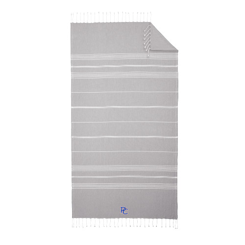  100% Cotton Grey/White Cali Throw - PC
