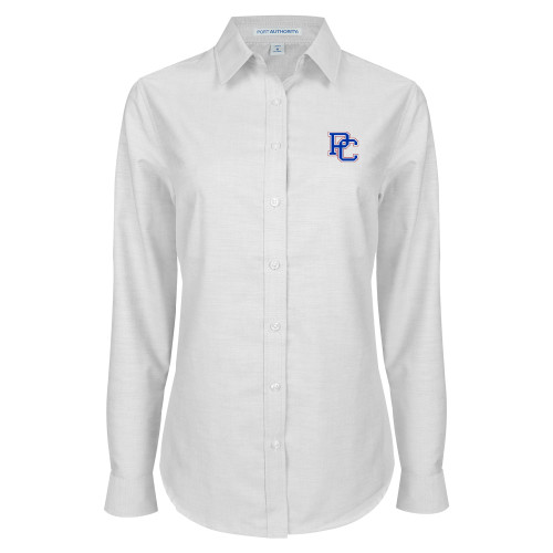  Womens White Oxford Shirt - PC