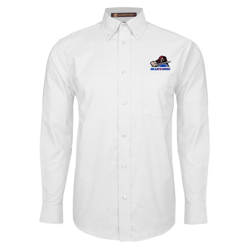  White Oxford Long Sleeve Shirt - Mascot