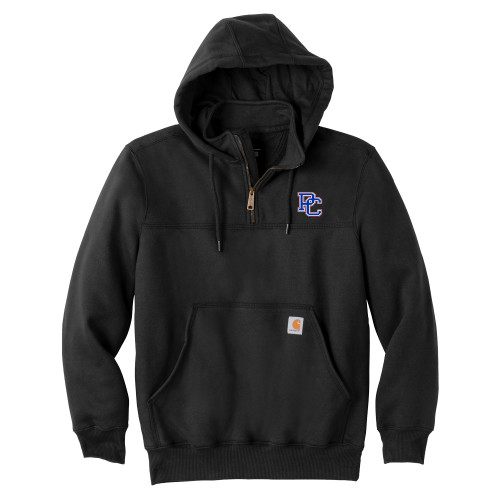  Carhartt Black Rain Defender Paxton Hooded Zip Sweatshirt - PC
