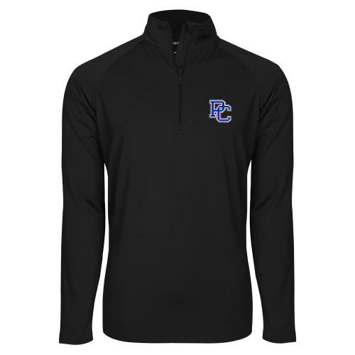  Sport Tek Black Sport Wick Stretch 1/2 Zip Pullover - PC