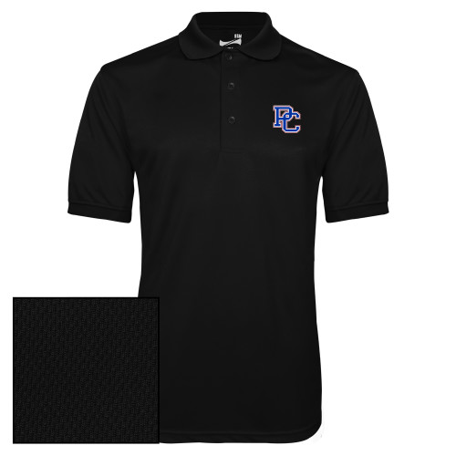  College Black Dry Mesh Polo - PC