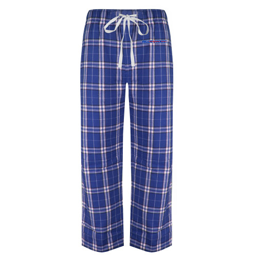  Royal/White Flannel Pajama Pant - Blue Hose