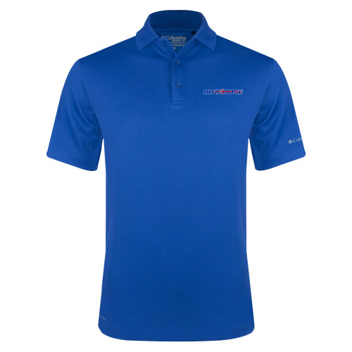  Columbia Royal Omni Wick Drive Polo - Blue Hose