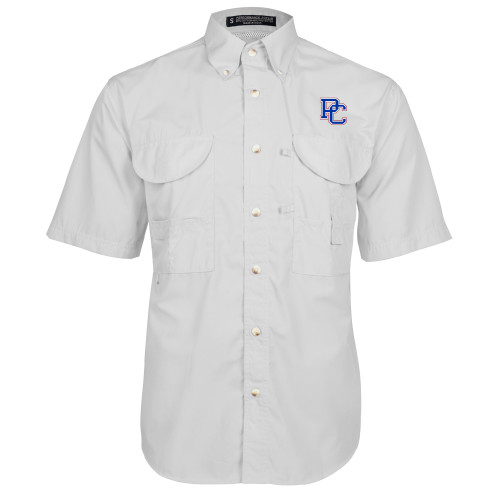  White Fishing Shirt Performance Short Sleeve - PC
