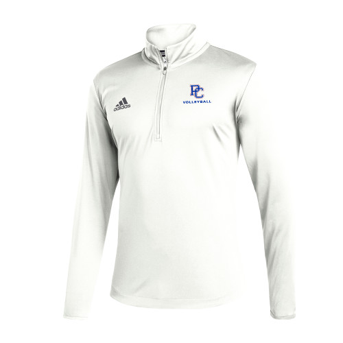  Adidas White Entrada 1/4 Zip - Volleyball