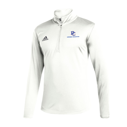  Adidas White Entrada 1/4 Zip - Cross Country