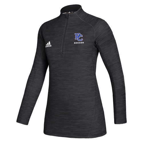  Adidas Womens Black Game Mode 1/4 Zip - Soccer