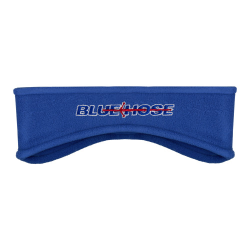  Royal Stretch Fleece Headband - Blue Hose