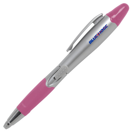 Main Image for  Silver/Pink Blossom Pen/Highlighter