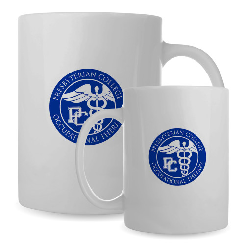  Full Color White Mug 15oz - Presbyterian College - Occupational Therapy Seal