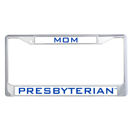  Mom Metal License Plate Frame in Chrome - Mom