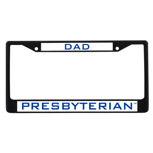  Dad Metal License Plate Frame in Black - Dad