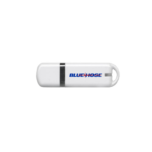  USB White Pen Drive 4G - Blue Hose