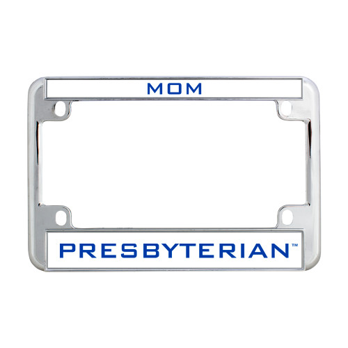  Metal Motorcycle License Plate Frame in Chrome - Mom