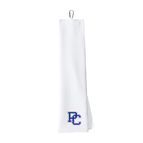  White Waffle Microfiber Golf Towel - PC