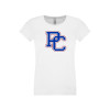 Thumbnail image for  College Next Level Girls White Fashion Fit T Shirt