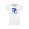 Thumbnail image for  College Next Level Girls White Fashion Fit T Shirt