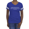 Thumbnail image for  Fall Rush Ladies Royal 60/40 Football Tee