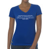 Thumbnail image for  Fall Rush Ladies Royal Blue V Neck Tee