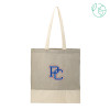 Thumbnail image for  Split Recycled Grey Cotton Twill Convention Tote