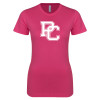 Thumbnail image for  Next Level Womens Fuchsia Boyfriend Tee